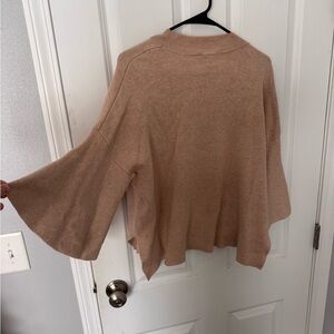 Modern Citizen Sweater - Bell Sleeve in Khaki